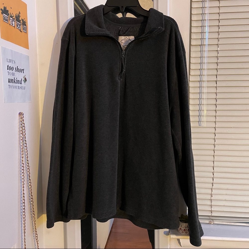 [SOLD ON CURTSY] Dark Grey Quarter Zip